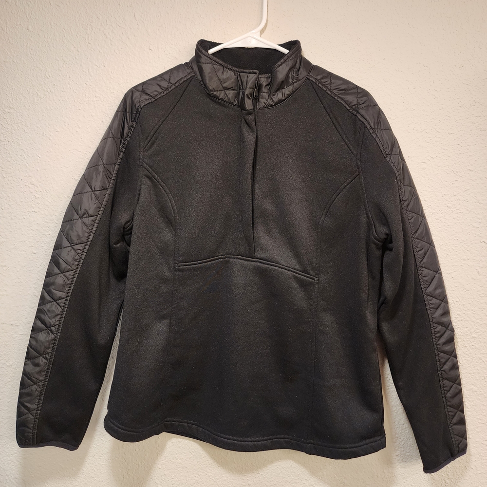 Exertek Black Quilted Pullover